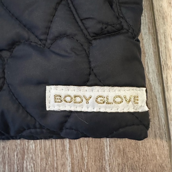 Body Glove Girl’s Black Quilted Jacket with Pink Fur Lining - Size 4 - Picture 3 of 5